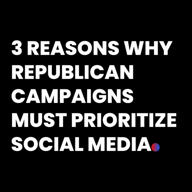 Nothing beats physical, on-the-ground interactions with voters. But the only way to build relationships with people AT SCALE is on social and digital media. Digital skeptics ignore this reality at their own peril. #winningtuesday