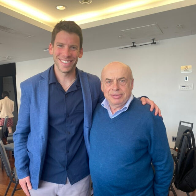 WT partner Jared Sichel with Natan Sharansky — a living, breathing symbol of freedom defeating tyranny — at the Combat Antisemitism Movement’s roundtable in NYC yesterday.