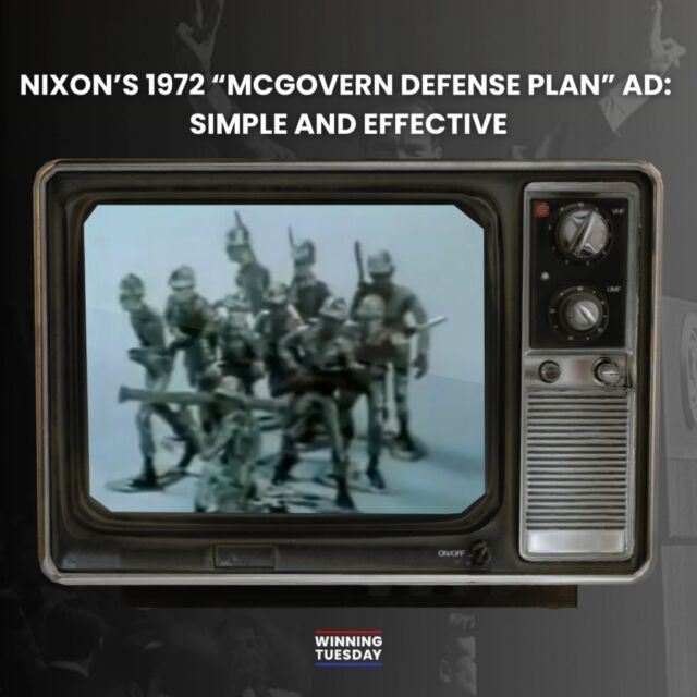 🔍 "The McGovern Defense Plan" (1972) was a powerful ad by Democrats for Nixon.
✅ Simple
✅ Visual
✅ Low Cost
🎯 Masterclass 🎯