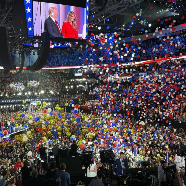 What. A. Week. Big congrats to the @gop for a tremendous 2024 convention. 
🇺🇸🐘 #rnc

@realdonaldtrump @billessayli @stricklandforca @sagaconroy @gop @republicanjewishcoalition